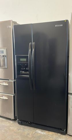 Kitchen Aid Side By Side Black Refrigerator Fridge
