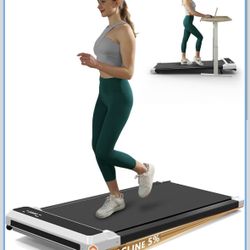 Walking Pad with Incline, Under DeskTreadmill for Home Office, 2 in 1 Walking Pad Treadmill with Remote Control and LED Display