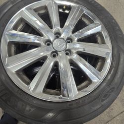 4 Wheels For Sale Came Off A 2016 Acura Mdx Chrome Coating Is Peeling  Tires In Rough Shape And 1 Wheel Does Not Have A TPMS 245/55R19