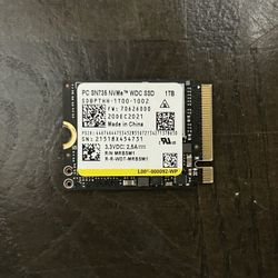 Like New WDC SN735 1TB M.2 2230 Gen 4x4 NVMe SSD for laptop, desktop computer, steam deck, surface pro & others