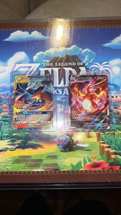 Charizard gx tag team and Zard max Pokémon cards