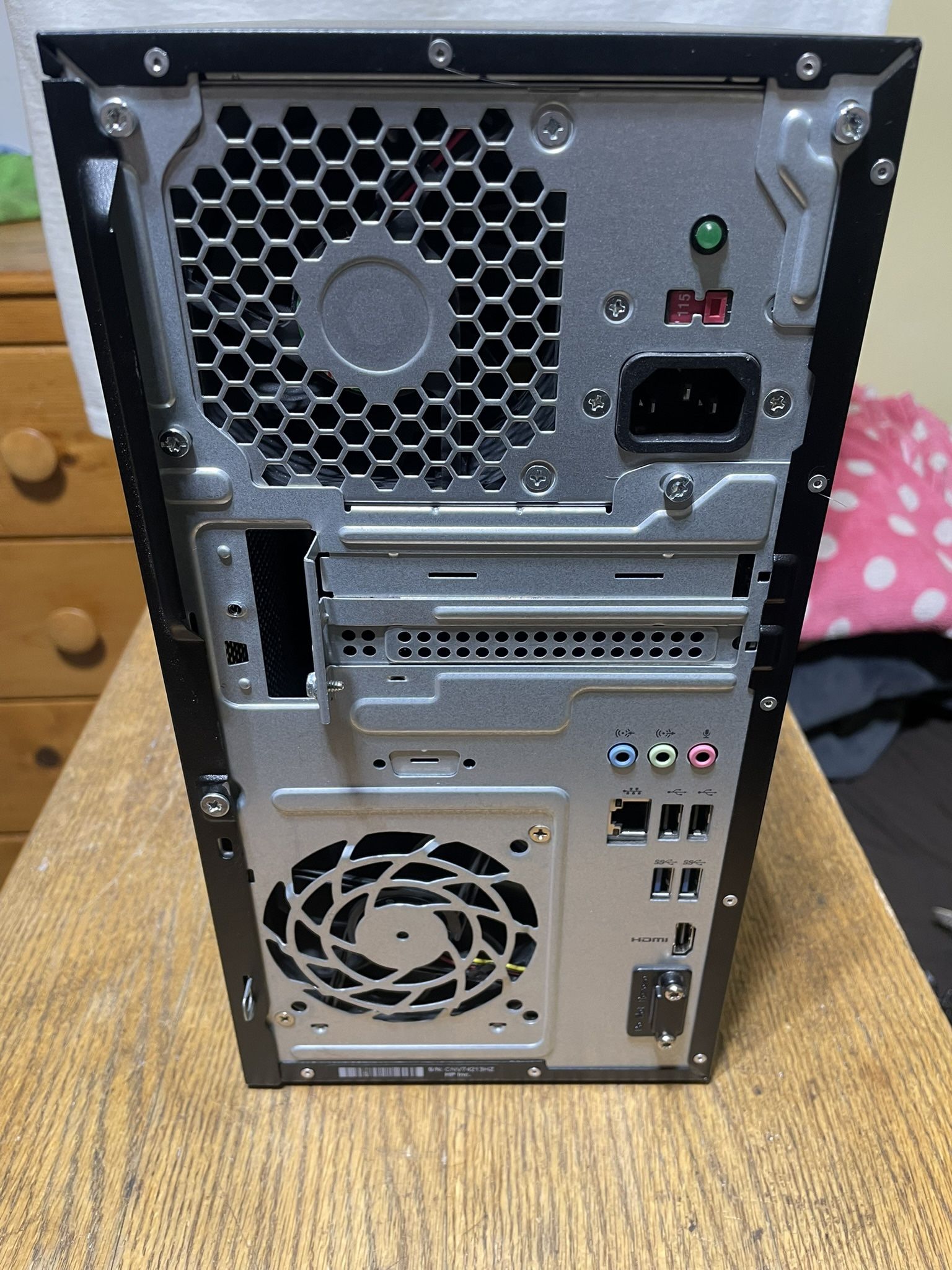 HP Pavilion Desktop 570-p0xx Core i7 7700 | 16GB RAM | 128GB SSD + 1TB HDD | Win11 Home | WiFi