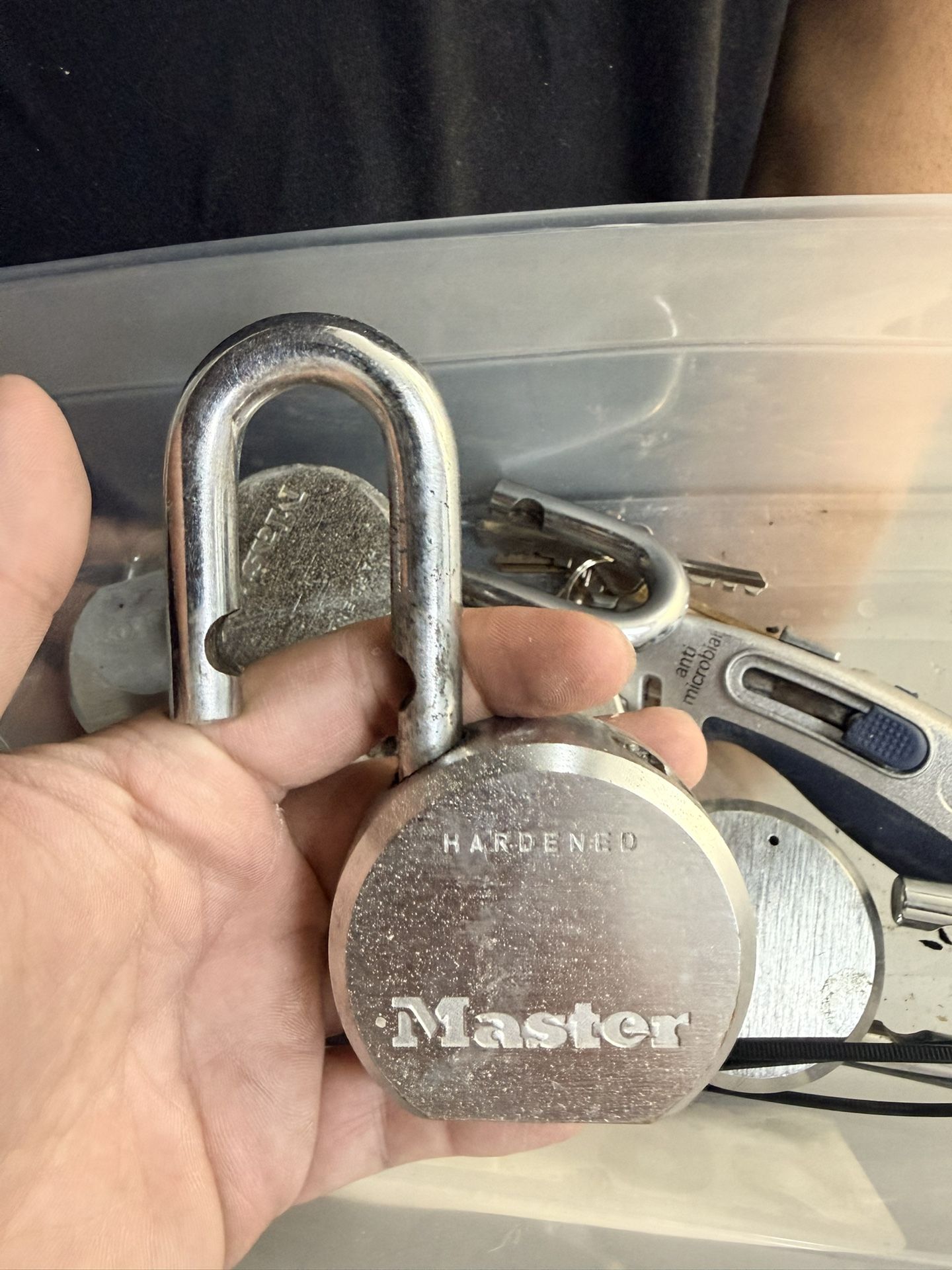 Hardened Master Lock Heavy Duty