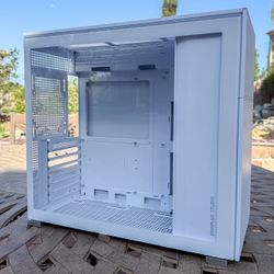 JONSBO D41 MESH ATX Computer Case, Tempered Glass, PC Case, White