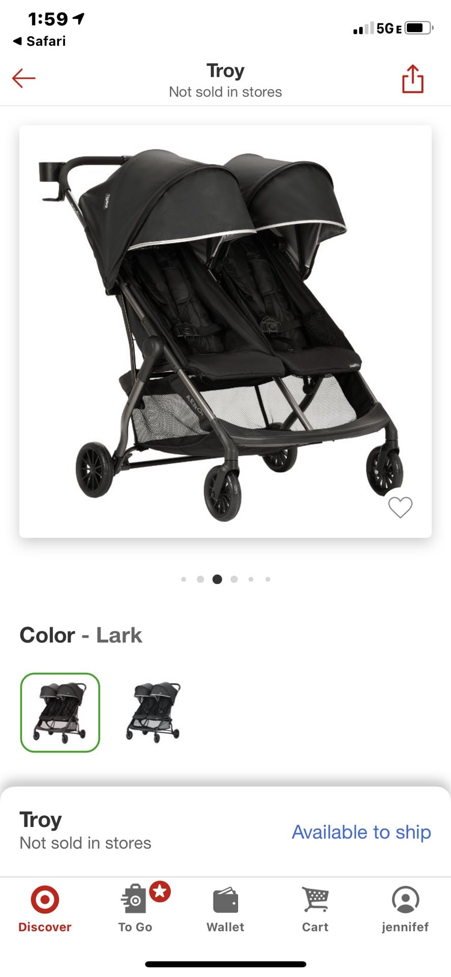 Double Stroller New In Box