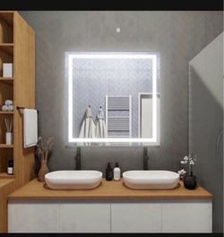 Moving Out sale New 48"x 48" Large Bathroom Vanity LED mirrow