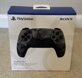 PS5 DualSense Wireless Controller Gray Camouflage NEW SEALED