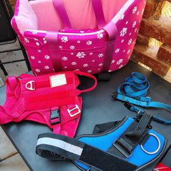 Dog carrier and harness