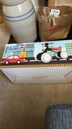 Brand new in box never opened Sports Kids Balance Bike