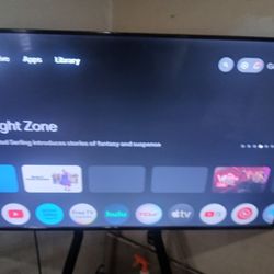 75 Inch Smart Tcl And TV Stand For$50