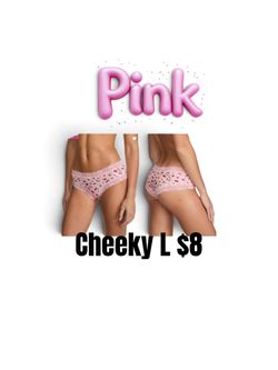 Victoria's Secret PINK Cheeky Underwear Size Large