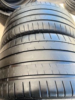 2 used tires 285-30-20 michelin pilot super sport 75% of life tread