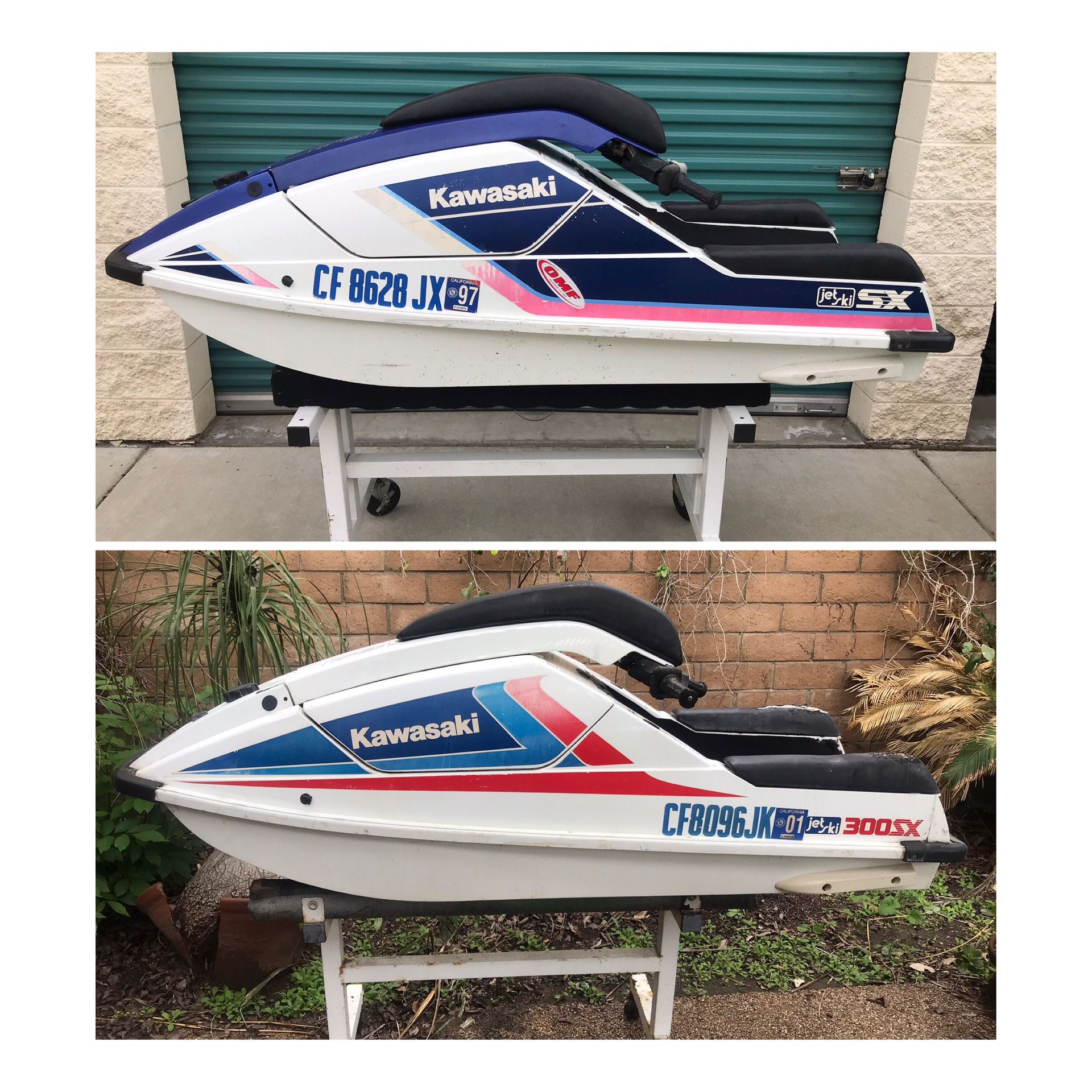 1987 & 1990 Kawasaki 300sx Jet Skis! Both for $425!!!!