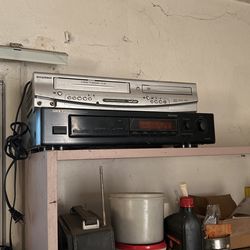 A Receiver And A DVD To Tape Player