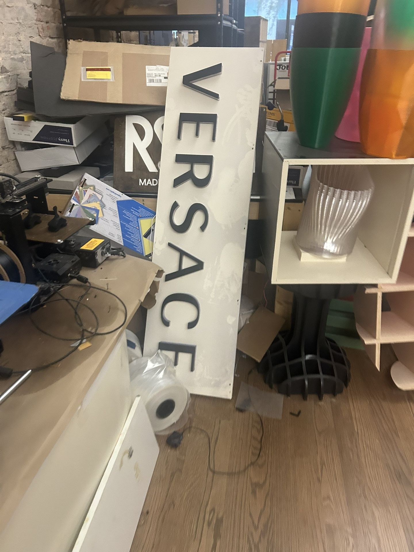 Versace Light Up Sign !!! RARE