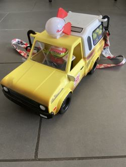 Disney Parks Toy Story PIZZA PLANET TRUCK POPCORN Bucket W/Lanyard green alien