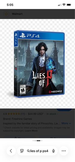 Lies of p ps4 Pinocchio