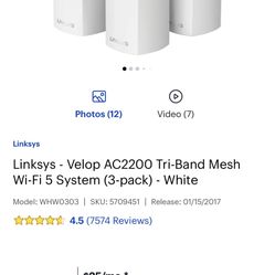 Mesh WiFi 3 Pack 