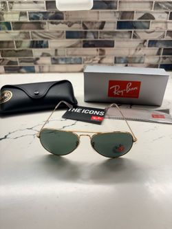 Brand New Authentic Ray-Ban RB3025 Aviator 58mm