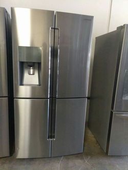 SAMSUNG 4 DOOR REFRIGERATOR STAINLESS STEEL