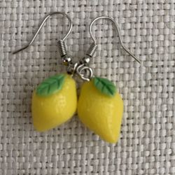 New Yellow Lemon Earrings