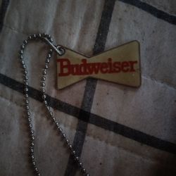 1980 Budweiser Bowtie Keepsake/Necklace Pendant