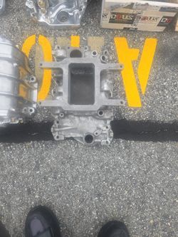 Polished Bdsl 371 4.3 Chevy V6 Blower Intake