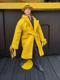 Dick tracy Applause breathless Mahoney and DickTracy 9"plush action.