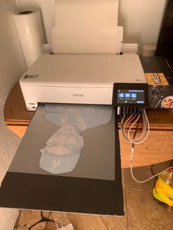 Epson ET 8550 DTF transfer printer make your own transfers!!!