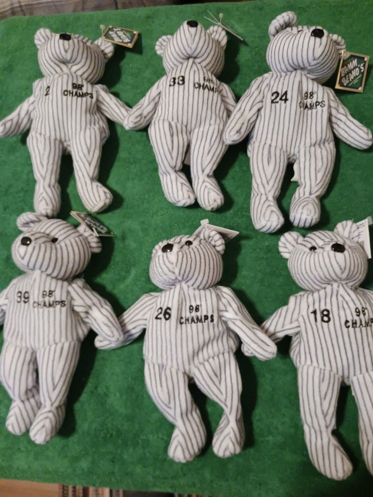 Ny Yankees Beanie Bears