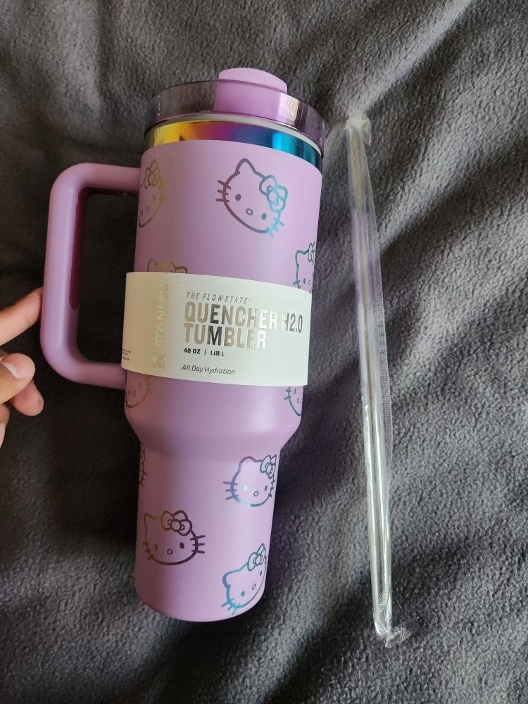 Purple Stanley Hello Kitty Neon 40 Oz