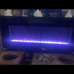 Electric Wall Mount Fireplace 
