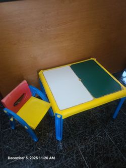 2Tables /5chair Chalkboard/eraserboard