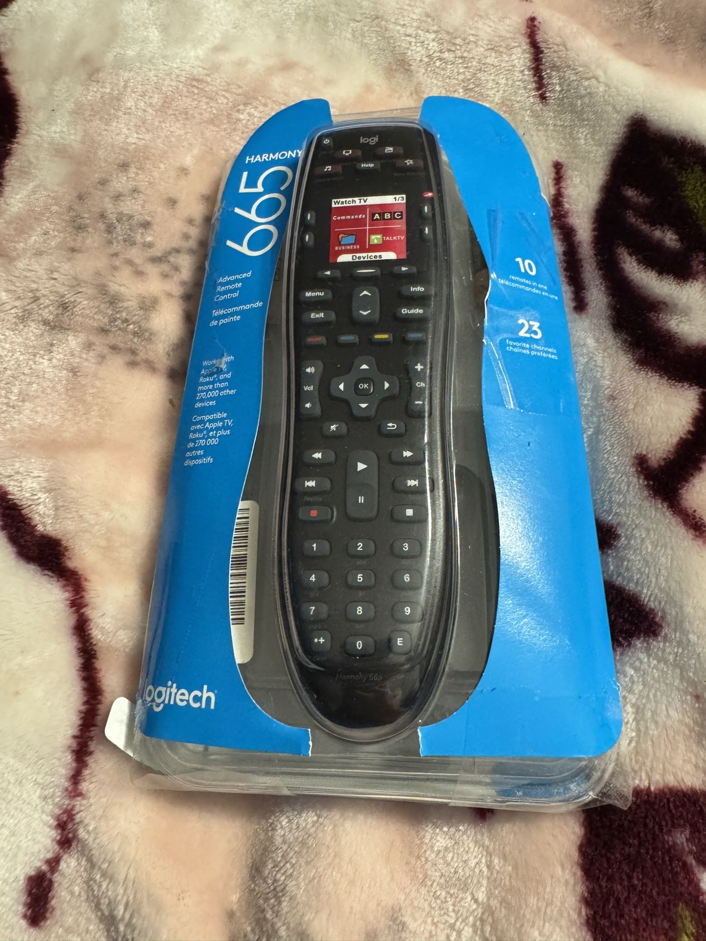 A New Logitech Harmony 655 Advanced Remote Control 