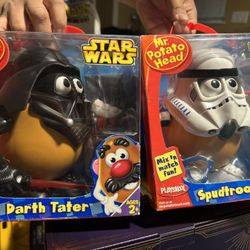 Playskool Star Wars Mr. Potato Head Darth Tater and Spudtrooper figures