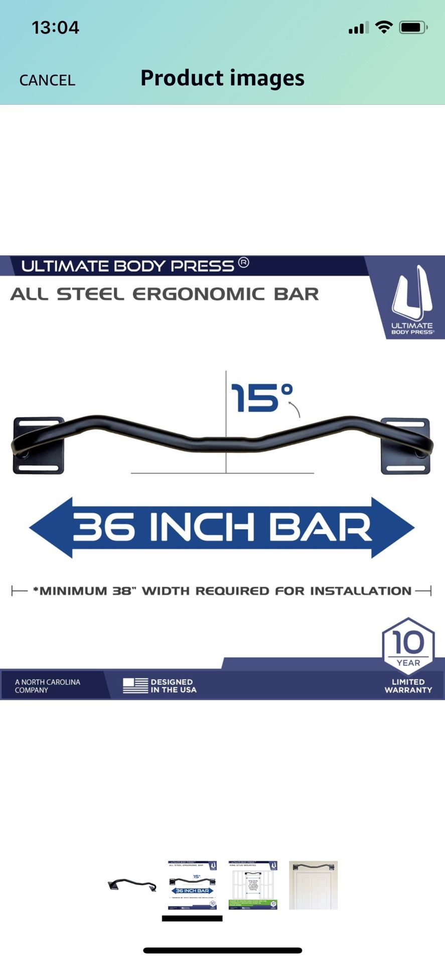 Wall-mounted Pull-up Bar