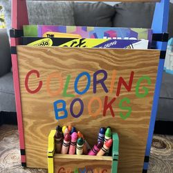Crayon /coloring Book Holder