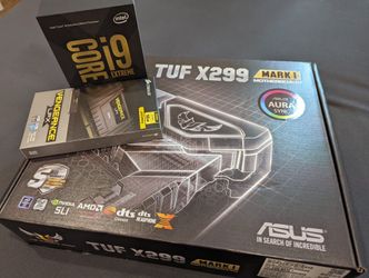 Intel i9-7980xe + TUF X299 Mobo + RAM Bundle