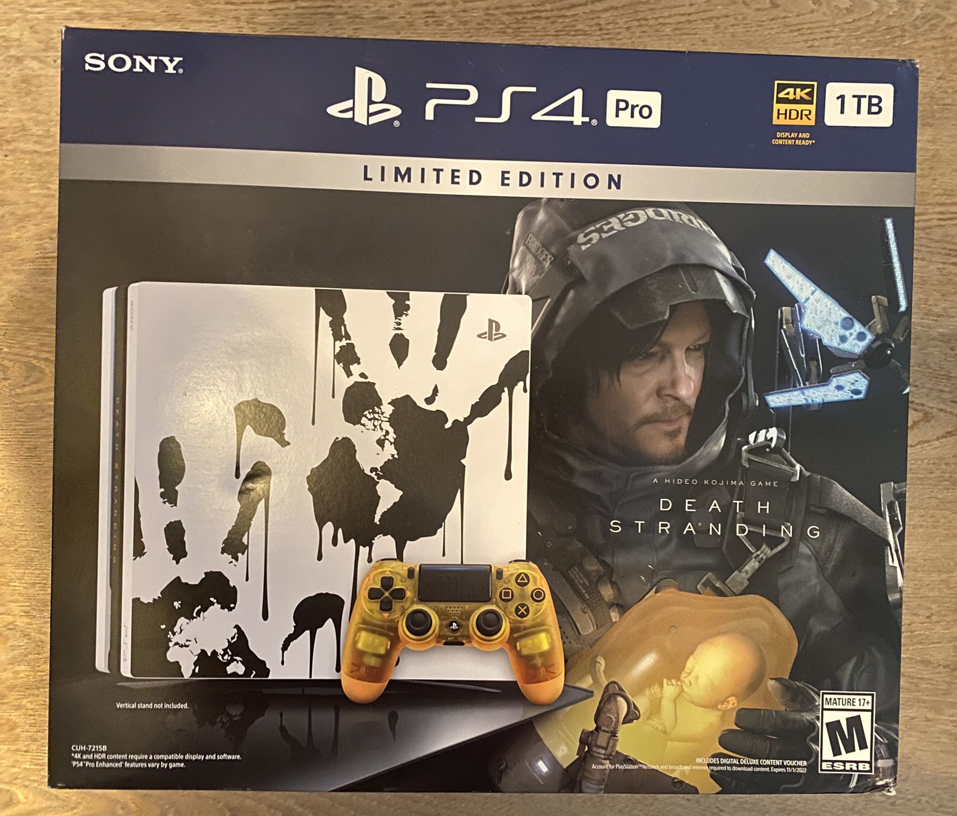 Ps4 Pro DEATH STRANDING Edition Console and controller