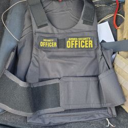 Bulletproof Vest With Front And Rear Plates