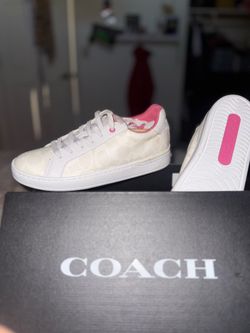 Limited Pink bottom coach shoes