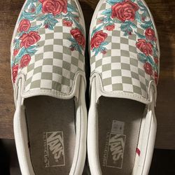 Vans Low Checkerboard Rose Size 12 