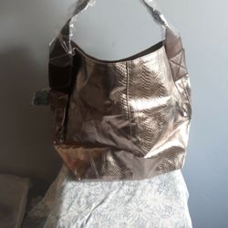Gold Shimmer Tote Bag