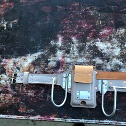 Concrete Finisher Leather Tool Belt 