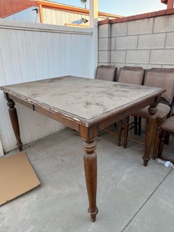 Outside table