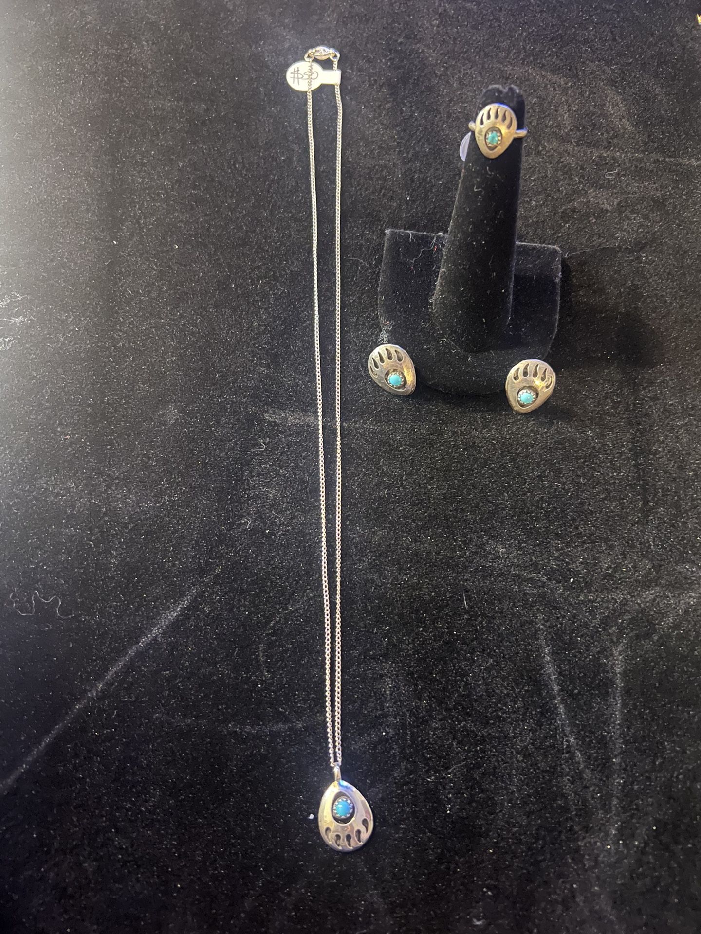 Navajo Sterling Silver Jewelry Set