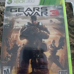 Gears Of War 3 Xbox 360 Factory Sealed 