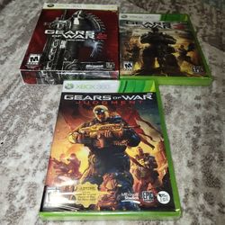 Gears of war xbox 360 lot (2 Sealed games 1 limited edition) for