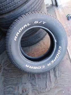 255/60/15 COOPER COBRA LIKE NEW $150 (1) TIRE
