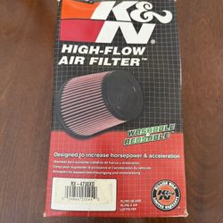 K & N HIGH FLOW AIR FILTER